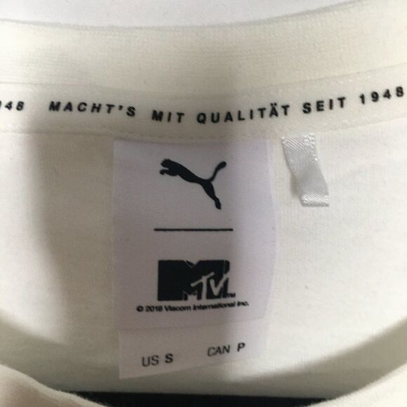 MTV  white mens shirt - Picture 2 of 4